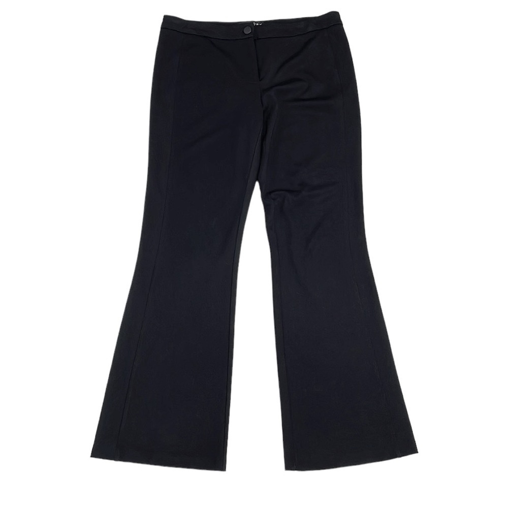 Laundry Shelli Segal Pants Black Bootcut Flare Size Medium